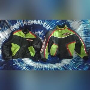 Vintage Arctic Cat 2 In 1 Winter Spring Snowmobile Jacket Coat Size Medium